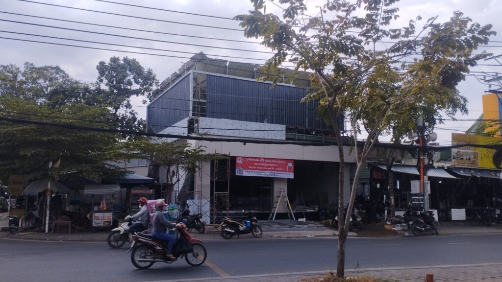 Quá trình thi công kfc nguyễn văn tạo bởi Kiến Thạch