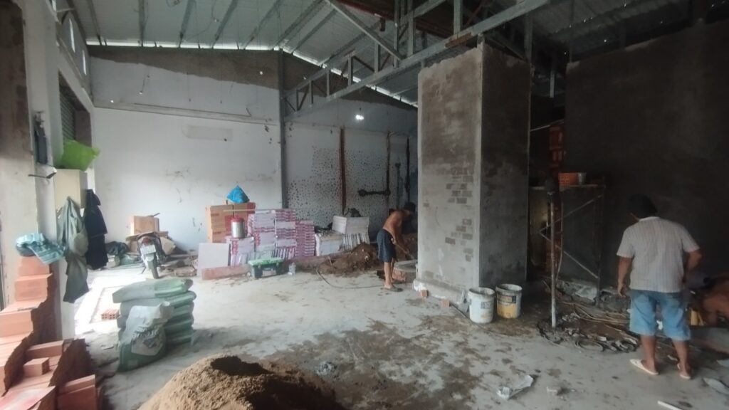 Quá trình thi công kfc nguyễn văn tạo bởi Kiến Thạch