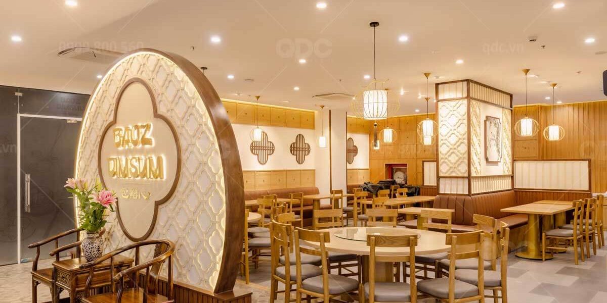 Thiết kế thi công nhà hàng Baoz Dimsum Thuận Kiều